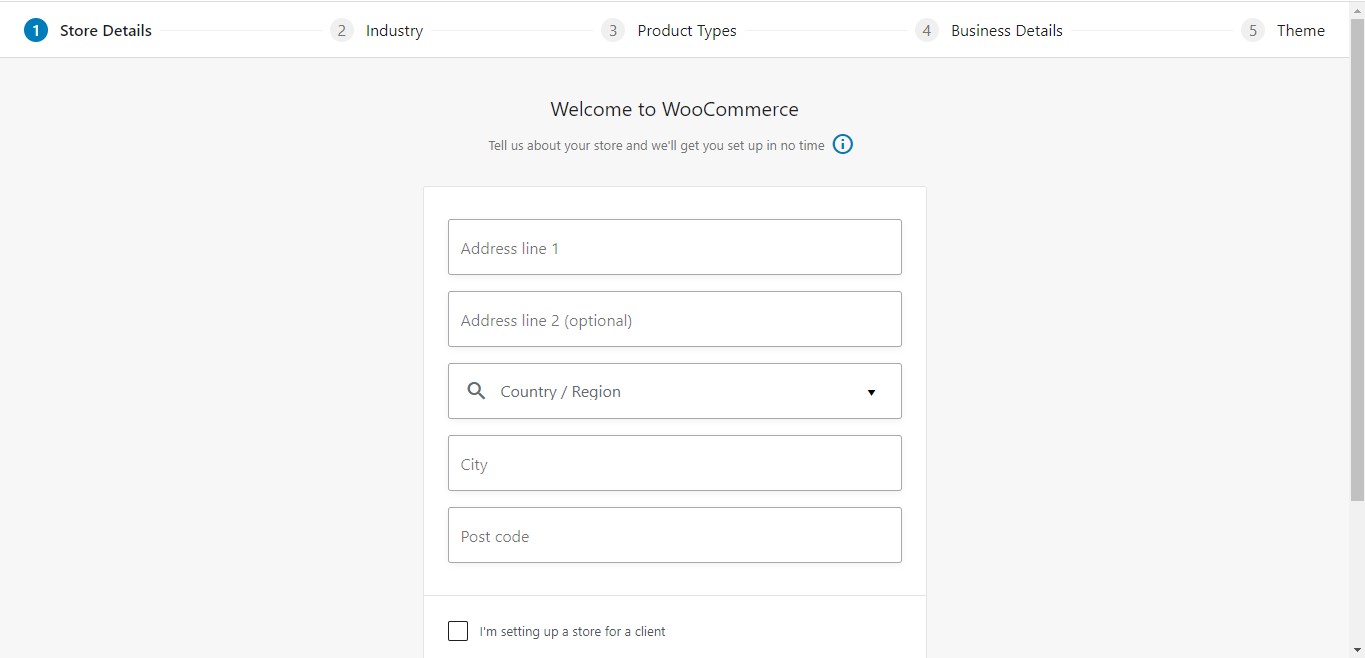 Install Woocommerce